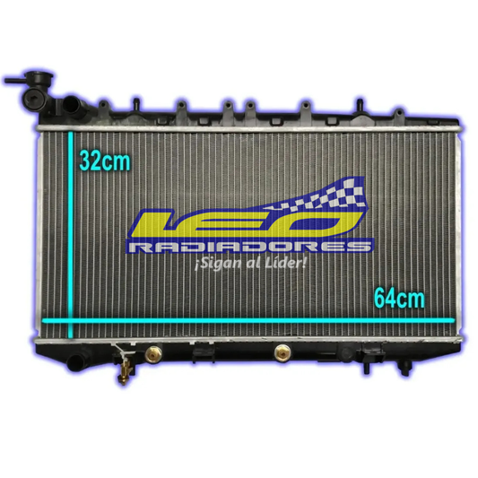 RADIADOR NISSAN SENTRA/WAG 1.6 N GARGANTA IZQUIERDA CON Y SIN A/A B13 automatico